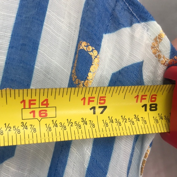 Alex&parker blue/gold dress - Picture 8 of 11